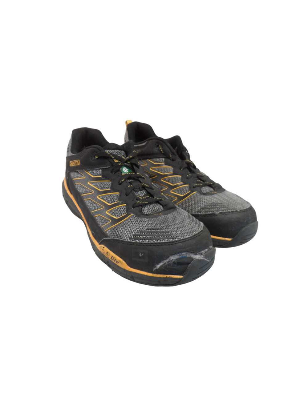 Dakota Men's 3604 Aluminum Toe Steel Plate Quad Lite Work Shoes Grey Size 8.5M